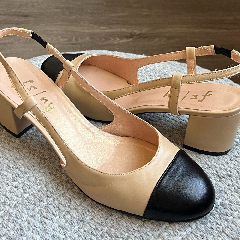 Tuckernuck French Sole Exclusive Baton Heels.